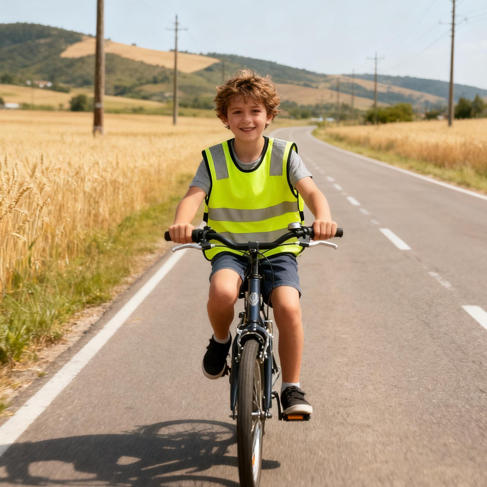เสื้อกั๊กสะท้อนแสงสำหรับเด็ก 1 - Kids Outdoor Vest บทวิจารณ์และราคา