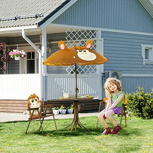 ชุดโต๊ะและเก้าอี้สำหรับเด็ก โต - Kids Outdoor Umbrella Chair บทวิจารณ์และราคา