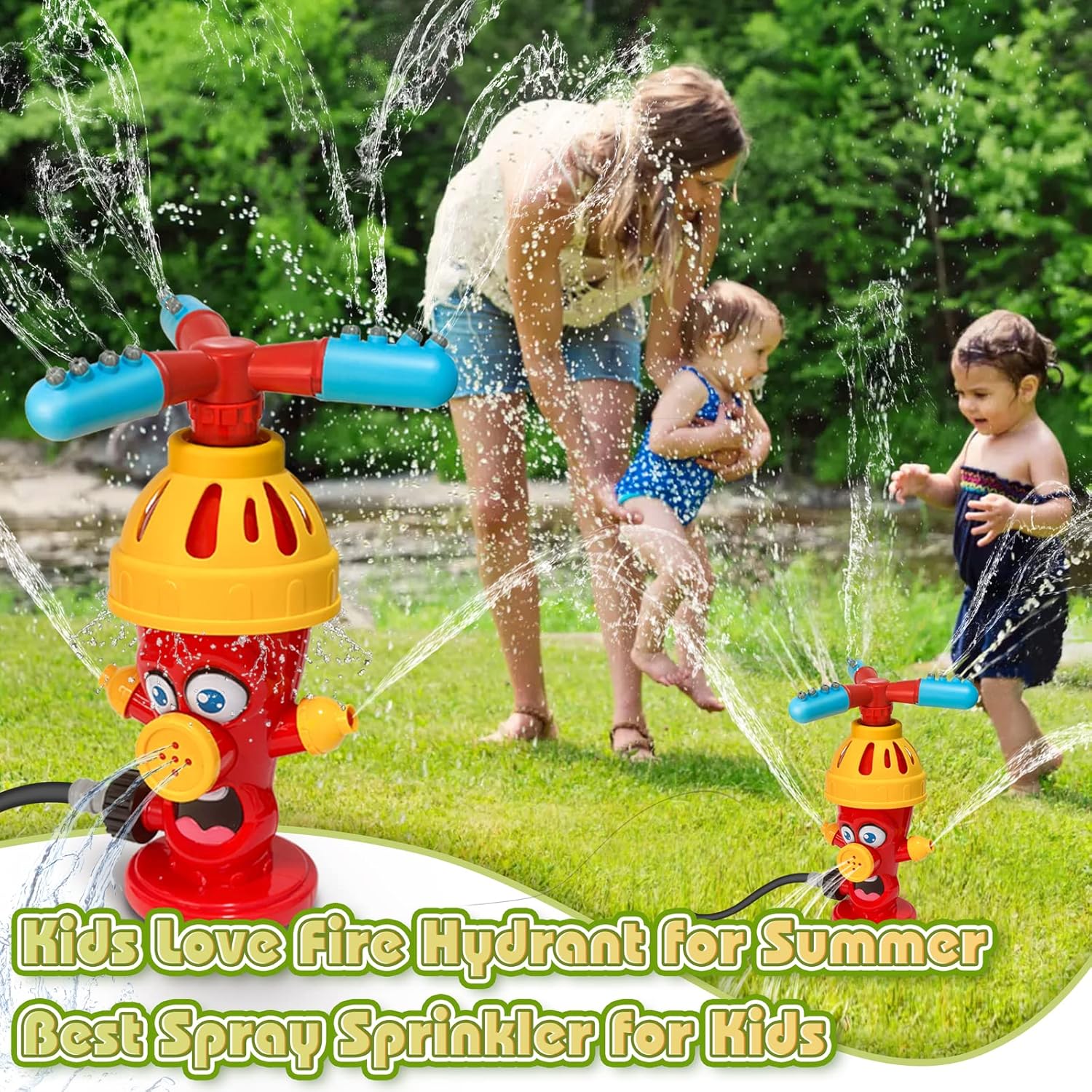 ของเล่นพ่นน้ำรูปหัวจ่ายน้ำดับเ - Kids Outdoor Yard บทวิจารณ์และราคา