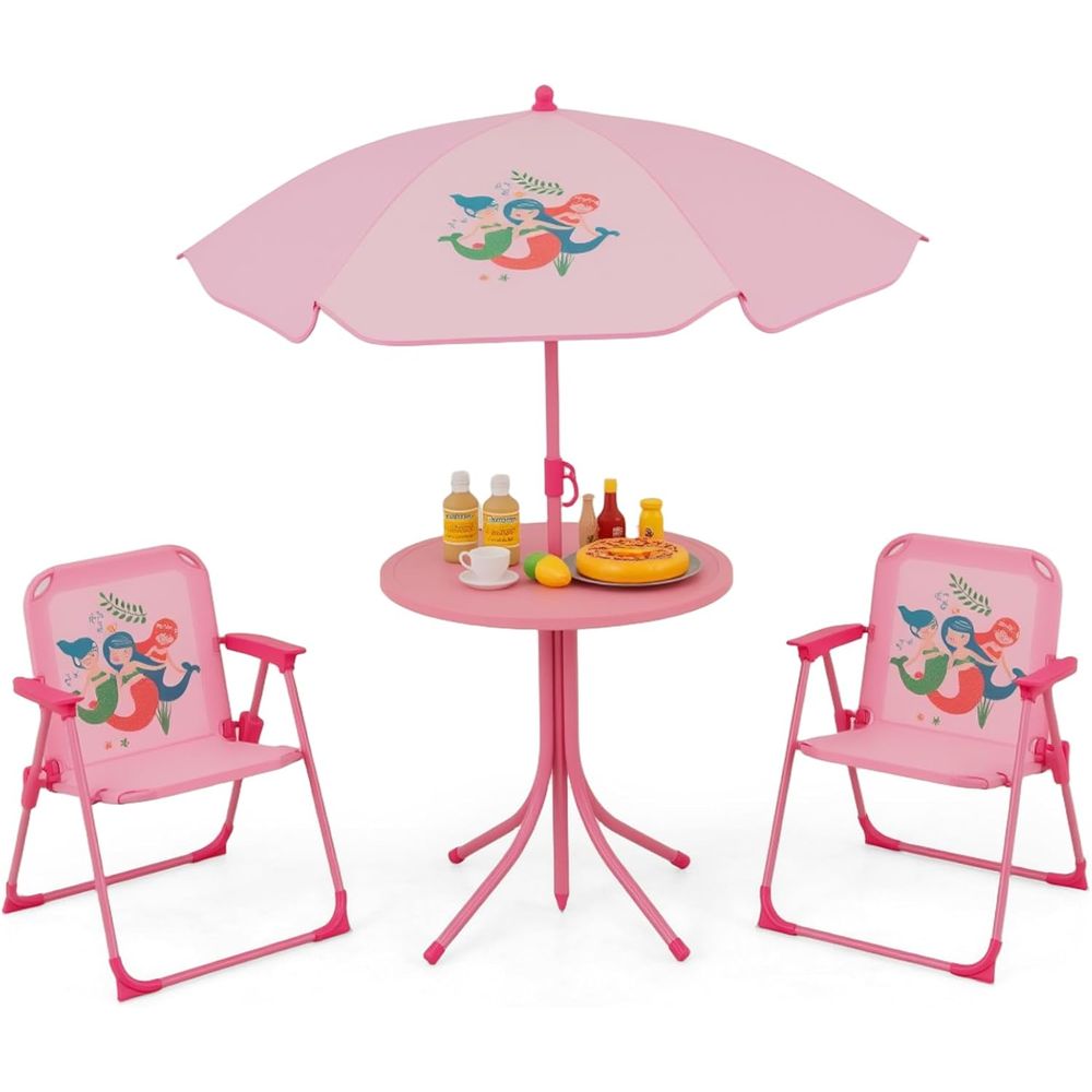 โต๊ะปิกนิกสำหรับเด็ก, โต๊ะกลาง - Kids Outdoor Umbrella Chair บทวิจารณ์และราคา