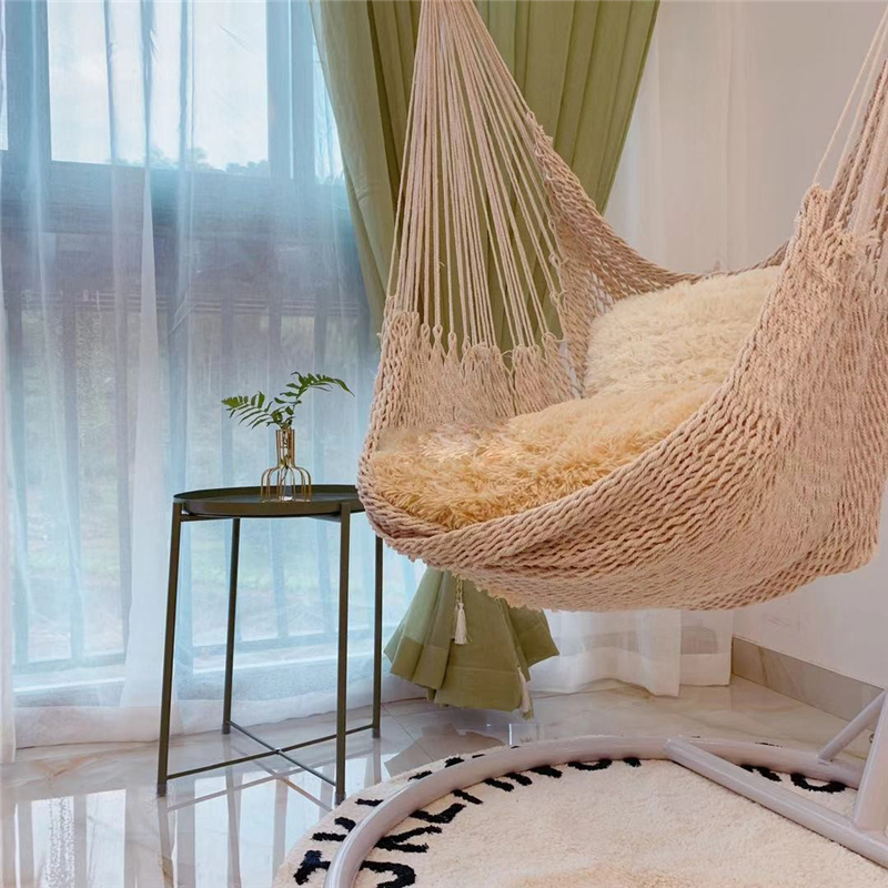 สไตล์นอร์ดิกสีขาว Hammock Swin - Kids Outdoor Chair บทวิจารณ์และราคา
