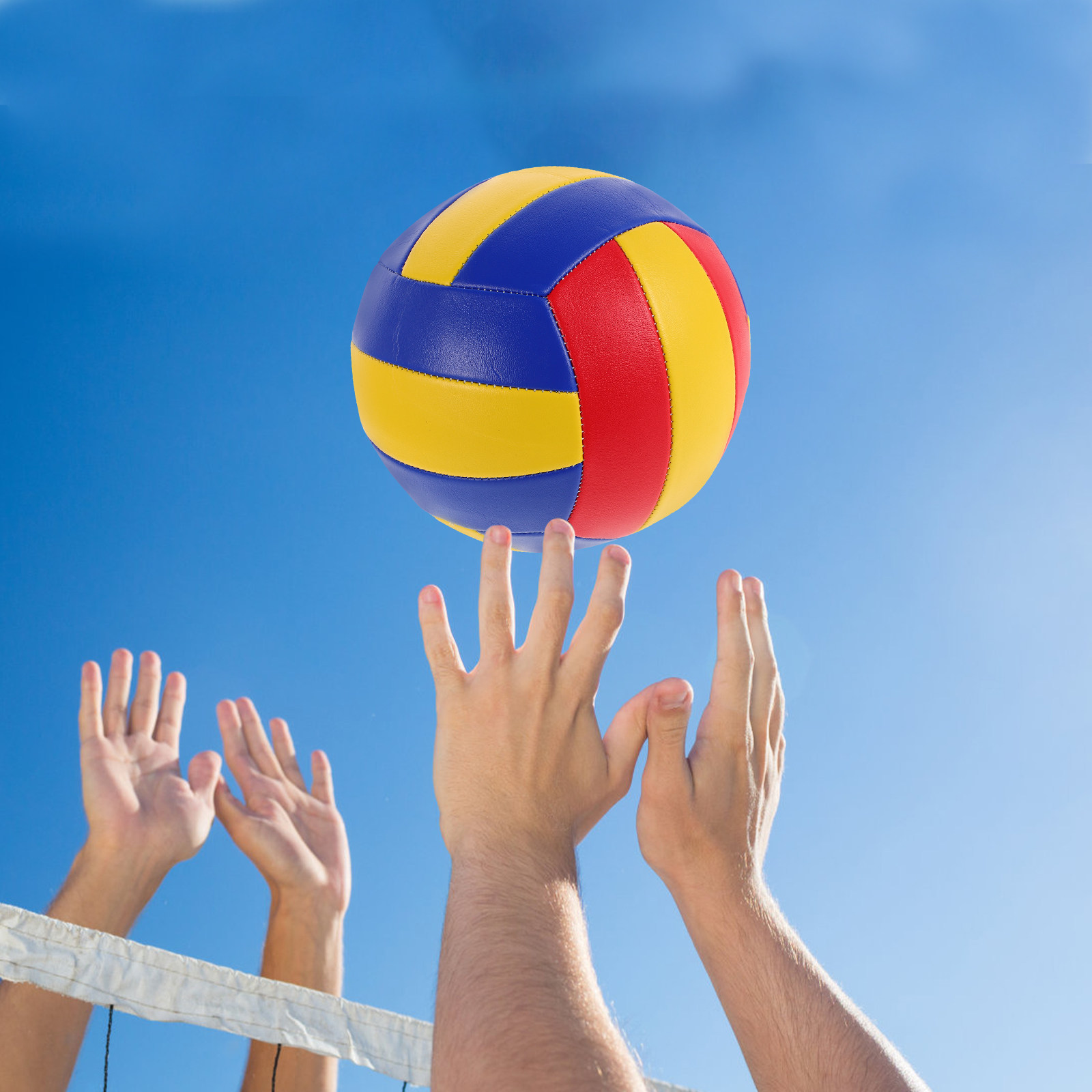 ลูกวอลเลย์บอลชายหาดแบบเย็บ สำห - Kids Outdoor Volleyball บทวิจารณ์และราคา