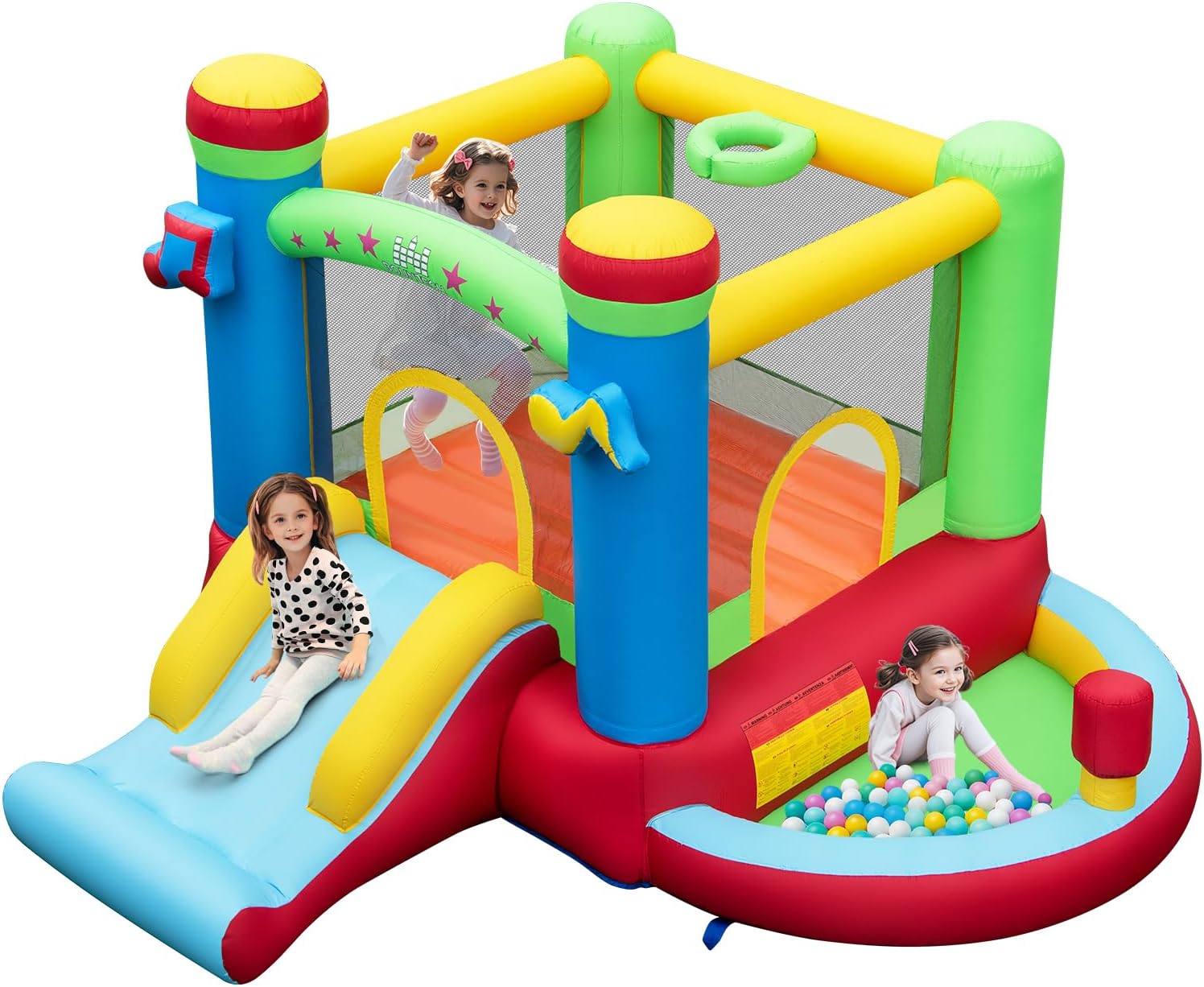 บ้านลมพร้อมบ่อบอล, บ้านลมสำหรั - Kids Outdoor Jump House บทวิจารณ์และราคา