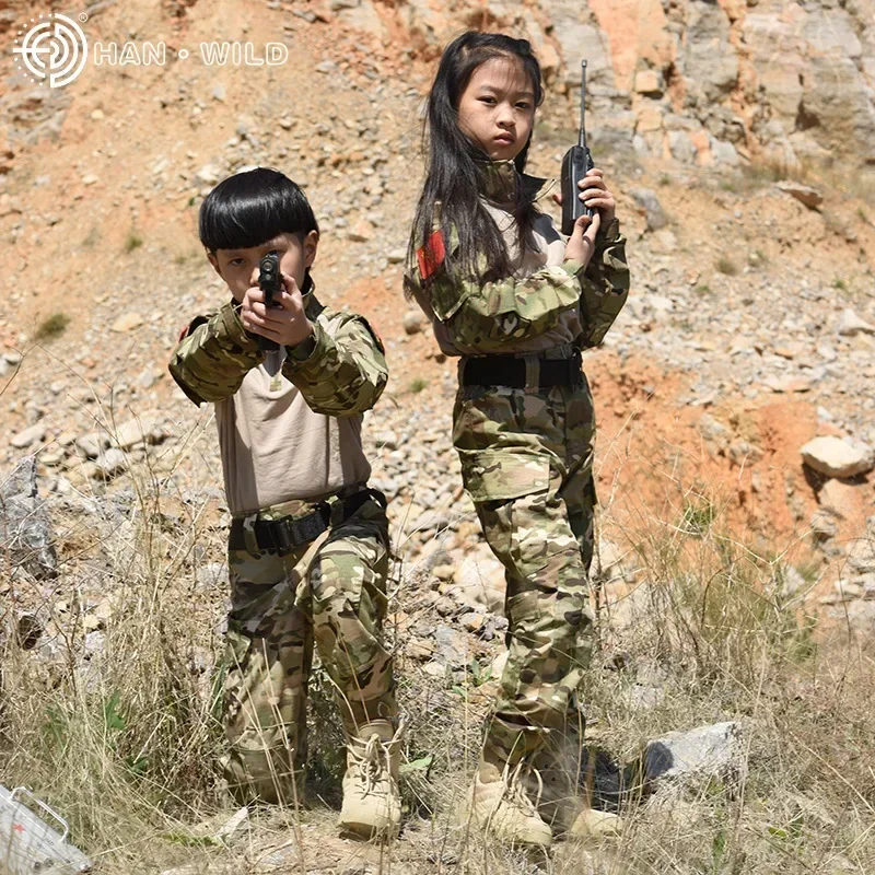 เด็กยุทธวิธีUniformการล่าสัตว์ - Kids Outdoor Jacket บทวิจารณ์และราคา