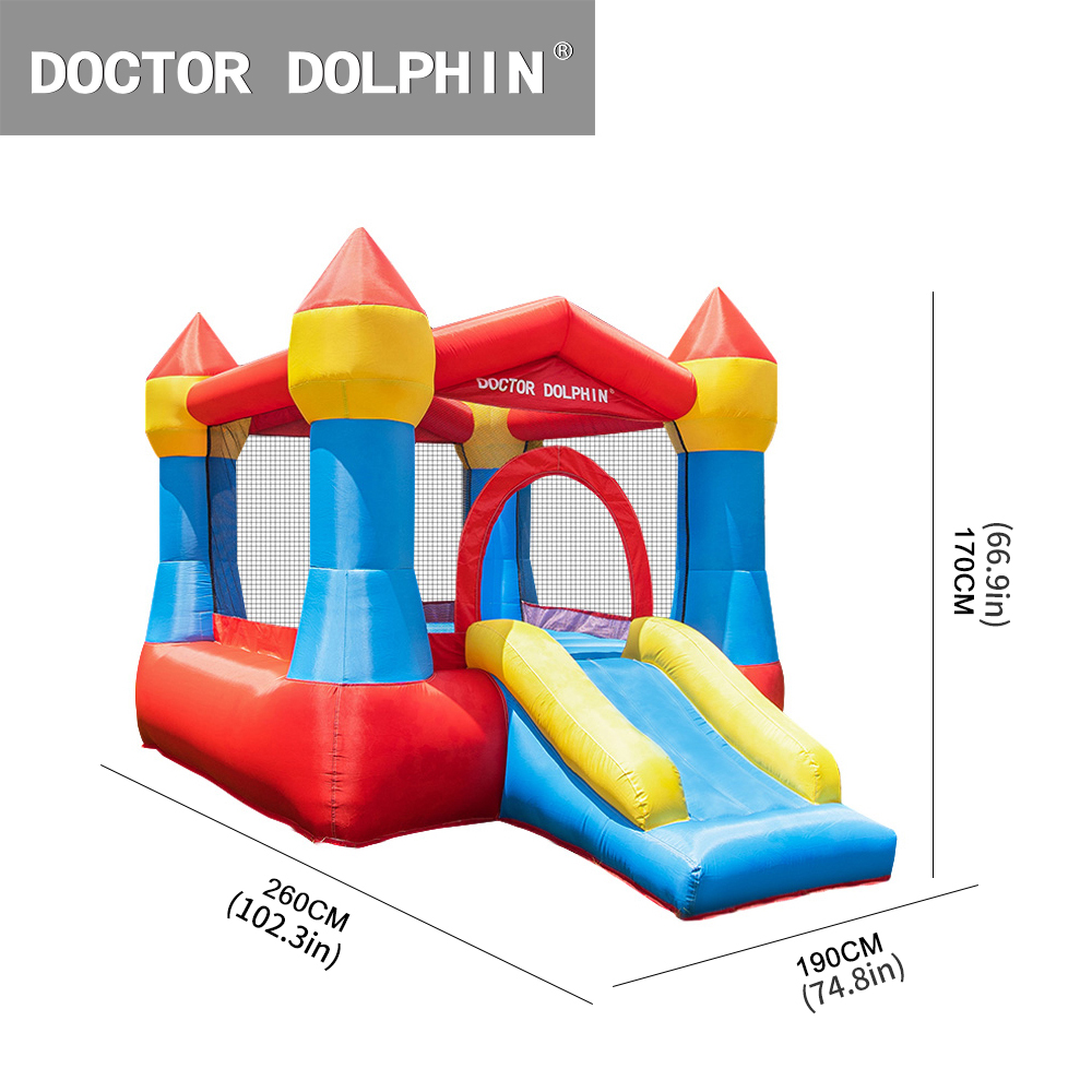บ้านลมเป่าลมกลางแจ้งแบบกำหนดเอ - Kids Outdoor Jumping Castle บทวิจารณ์และราคา