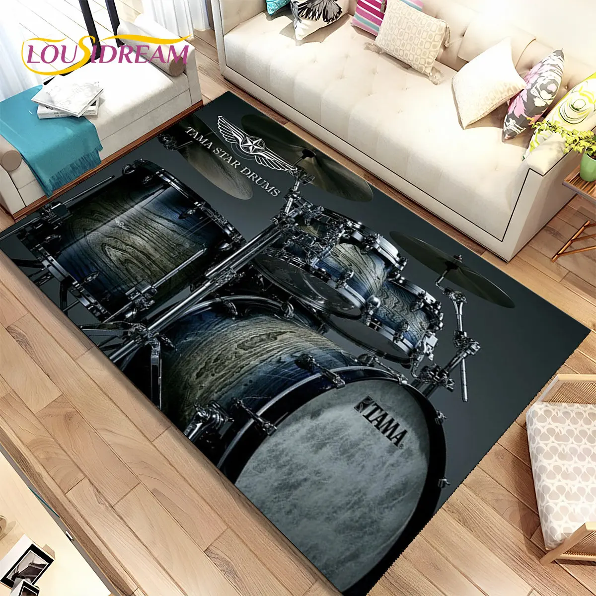 พรมปูพื้นลายชุดกลองดนตรี สำหรั - Kids Outdoor Instruments บทวิจารณ์และราคา