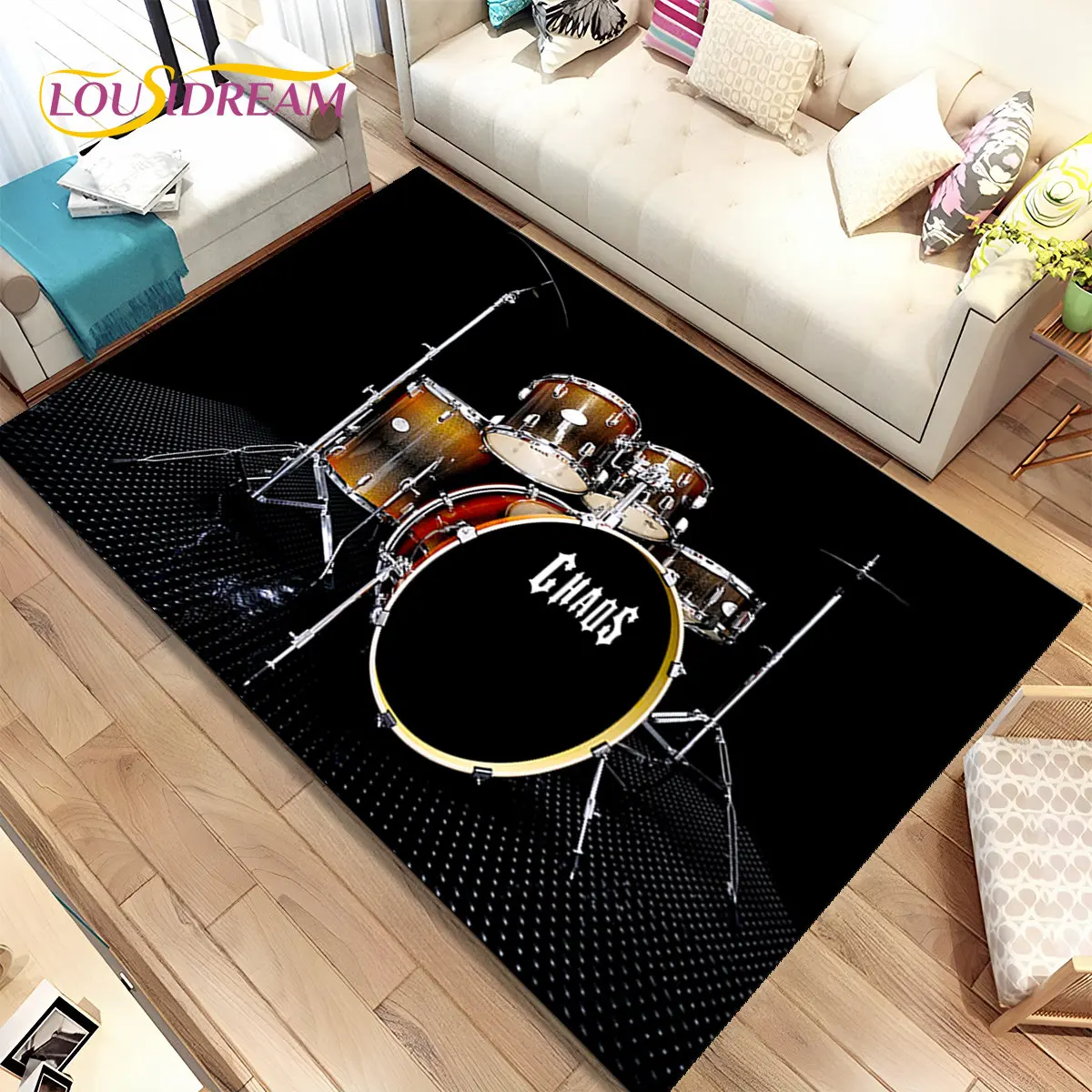 พรมปูพื้นลายชุดกลองดนตรี สำหรั - Kids Outdoor Instruments บทวิจารณ์และราคา