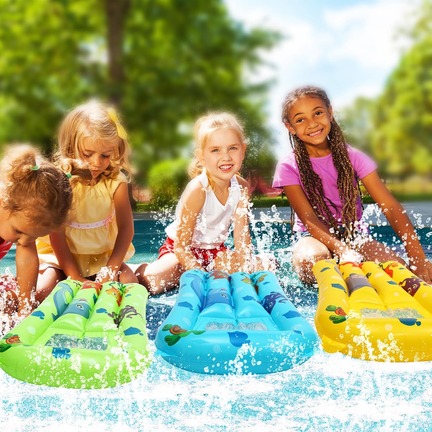 ห่วงยางลอยน้ำ ที่นอนเป่าลมสำหร - Kids Outdoor Seating บทวิจารณ์และราคา