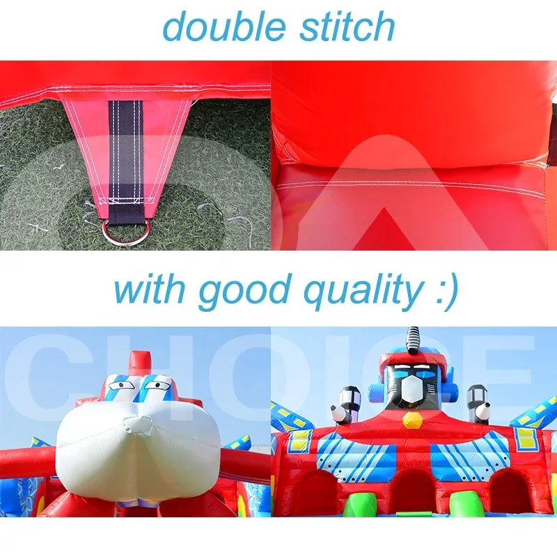 บ้านลมเป่าลมกลางแจ้ง 4x6 เมตร  - Kids Outdoor Jumping Castle บทวิจารณ์และราคา