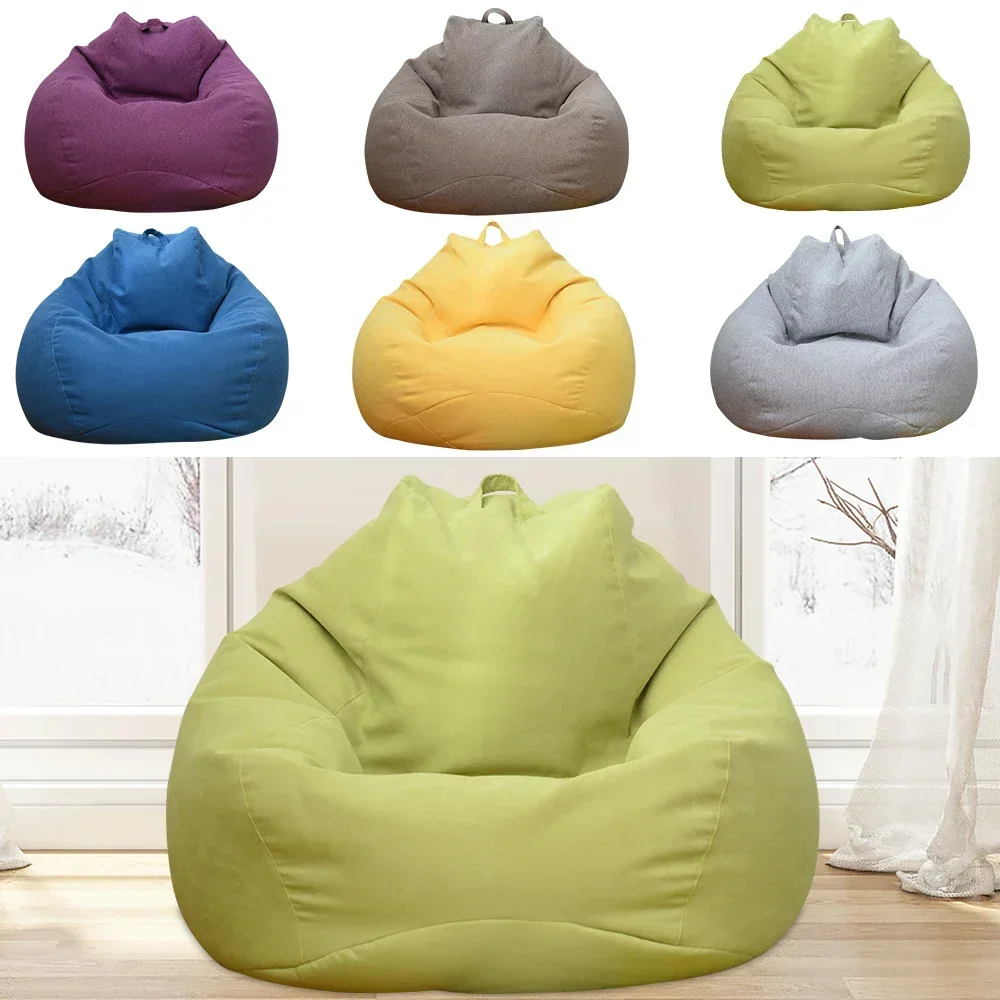 ขนาดใหญ่Bean Bagเก้าอี้โซฟาสบา - Kids Outdoor Lounge Chair With Umbrella บทวิจารณ์และราคา