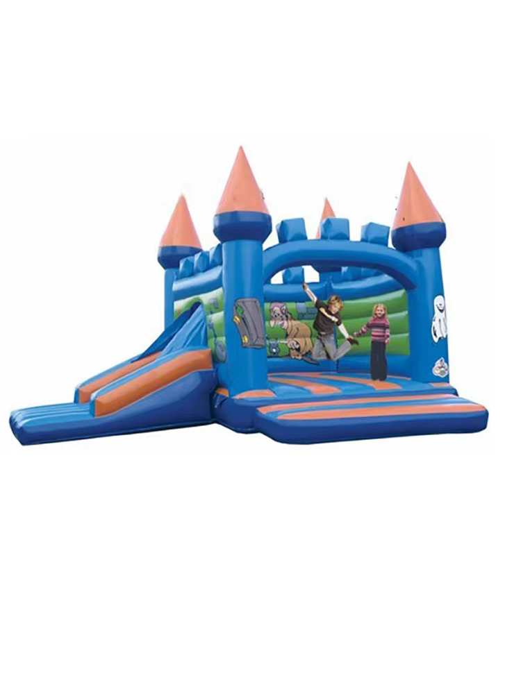 สไลด์ทําให้พองปราสาทกระโดดสวนส - Kids Outdoor Jump House บทวิจารณ์และราคา