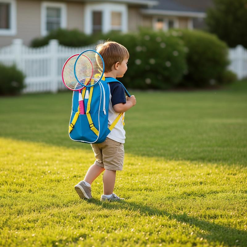 ชุดไม้แบดมินตันสำหรับเด็กเริ่ม - Kids Outdoor Yard บทวิจารณ์และราคา