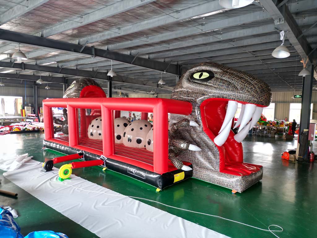 เครื่องเล่นเป่าลมแบบมีสิ่งกีดข - Kids Outdoor Jumping Castle บทวิจารณ์และราคา