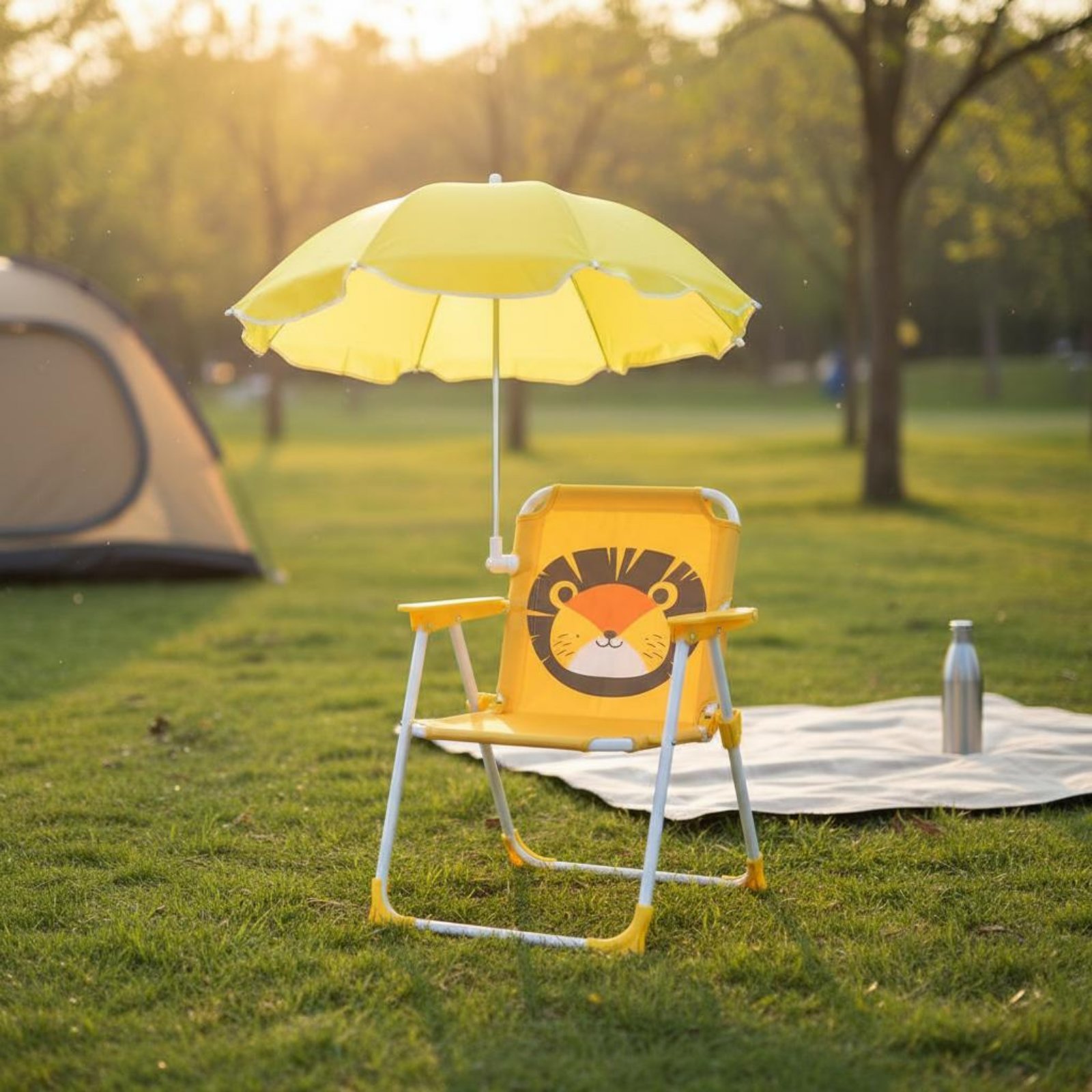 เก้าอี้พกพาสำหรับเด็กพร้อมร่มก - Kids Outdoor Umbrella Chair บทวิจารณ์และราคา